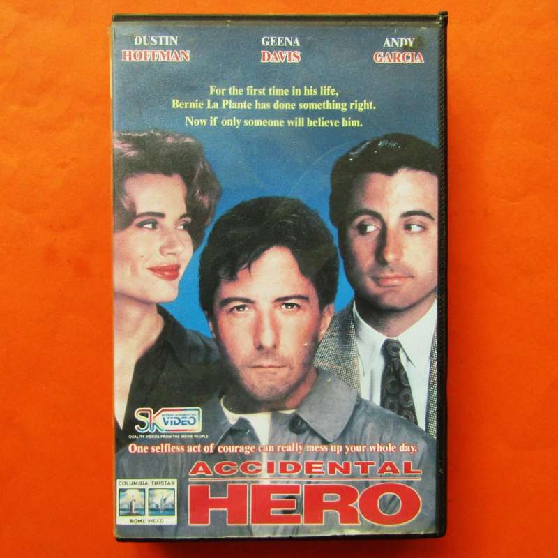 Accidental Hero - Dustin Hoffman - Movie VHS Tape (1993)