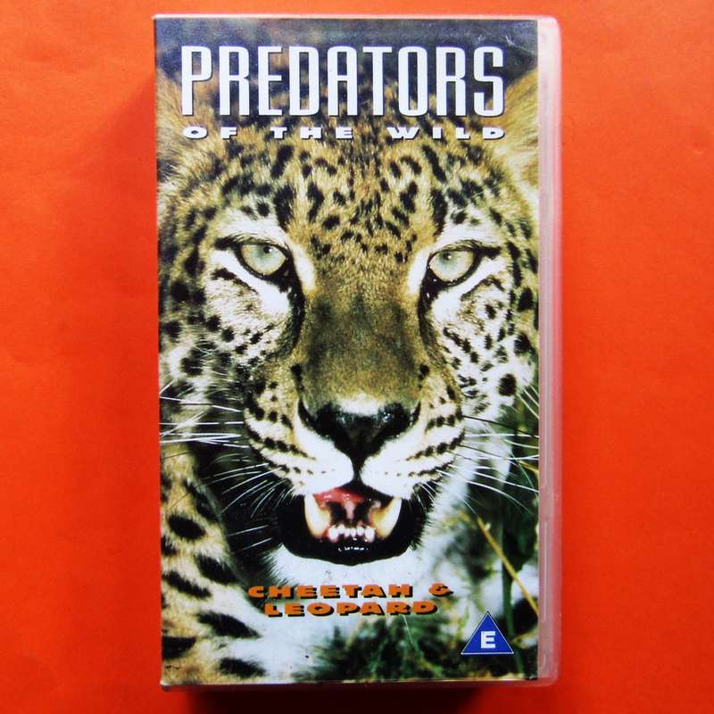 Cheetah & Leopard - Predators of the Wild - VHS Video Tape (1995)