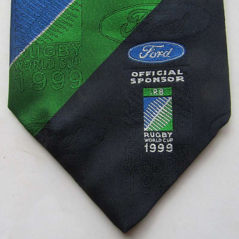 1999 Rugby World Cup Ford Sponsor Neck Tie