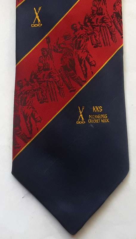 Old KKS Michaelmas Cricket Week Neck Tie
