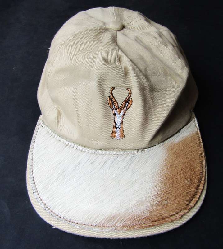 Zingela Real Springbok Fur Cap