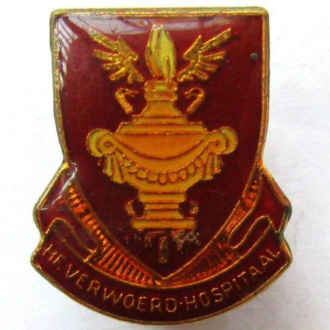 Old HF Verwoerd Hospital Lapel Pin Badge