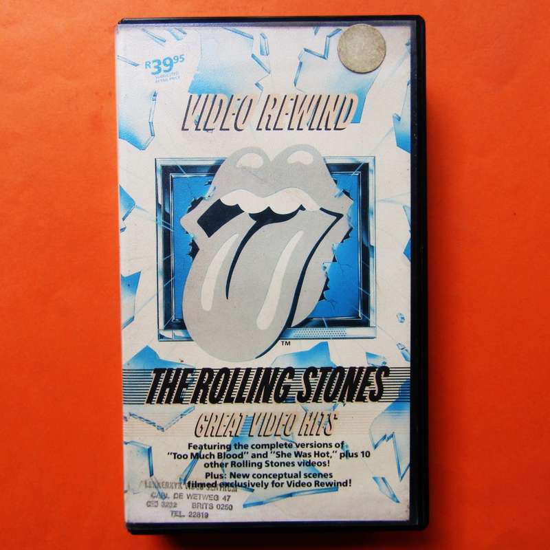 The Rolling Stones - Video Rewind - VHS Tape (1984)