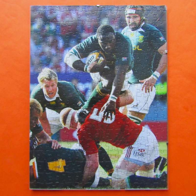 2009 Springboks vs British Lions Rugby Framed Puzzle