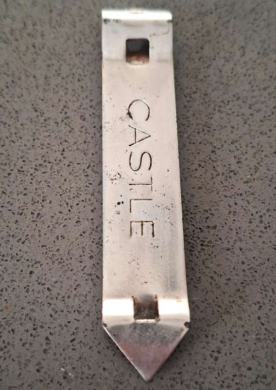 Old Castle Beer Metal Bottle Opener