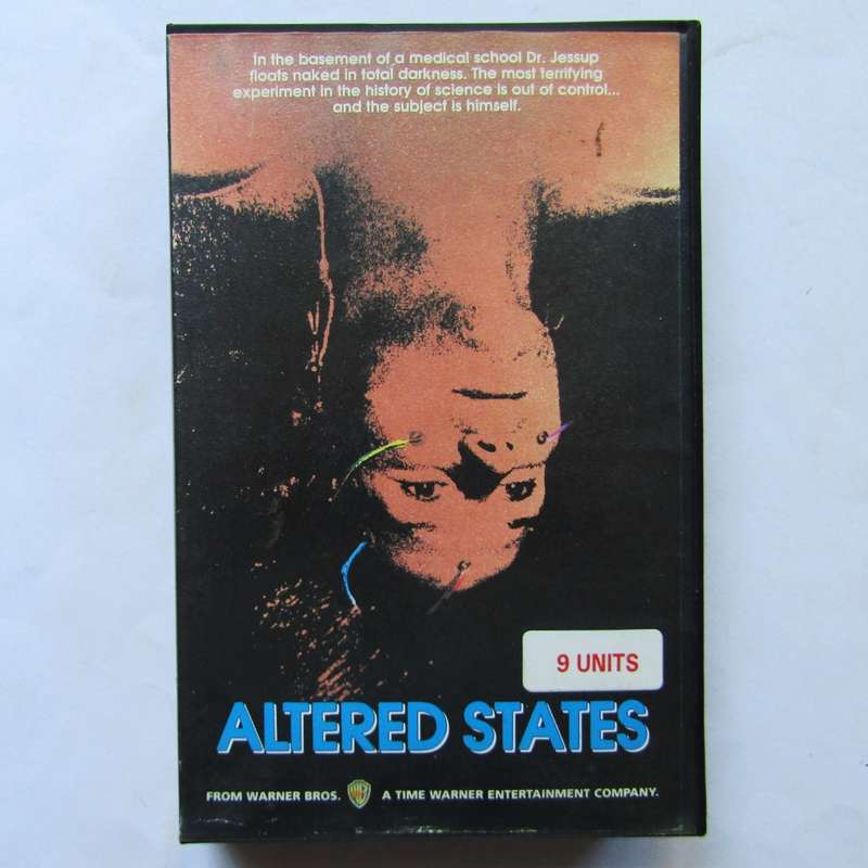 Altered States - William Hurt - Horror Movie VHS Tape (1996)