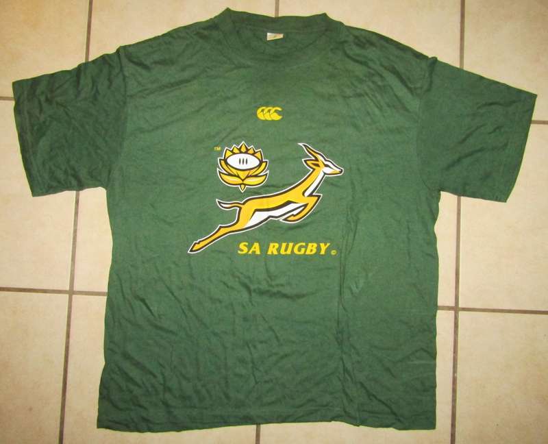 2007 World Cup Champions Springbok Rugby Shirt - XL Size