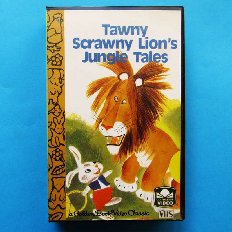 Tawny Scrawny Lion's Jungle Tales - VHS Tape (1989)