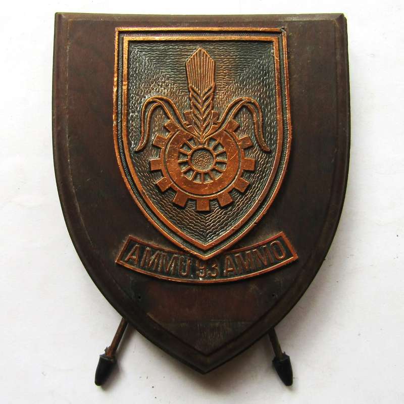 SADF 93 Ammunition Depot Desk Plaque