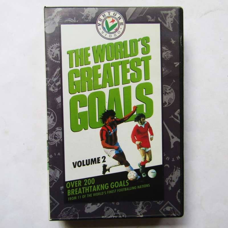 The World's Greatest Goals - Football VHS Video Tape (1990)