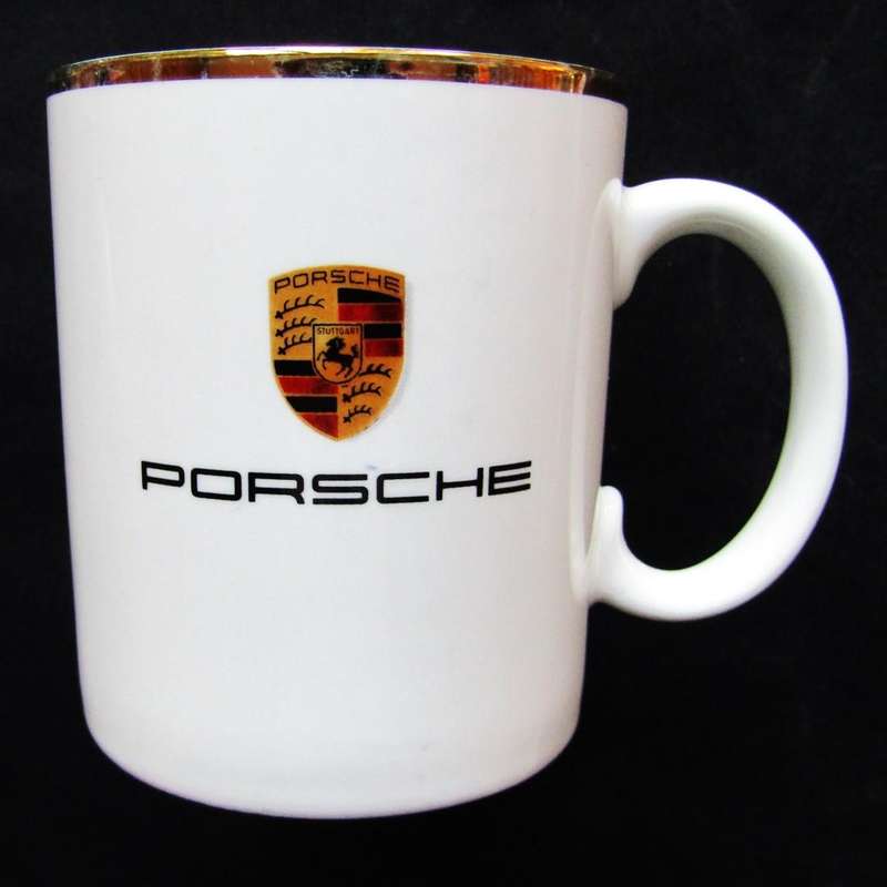 Old Made in Germany Porsche Motors Mug
