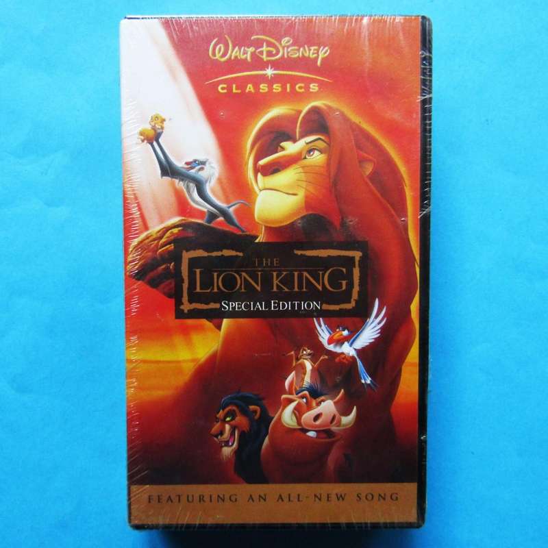 The Lion King - Special Edition - NEW Sealed Disney VHS Tape (2003)