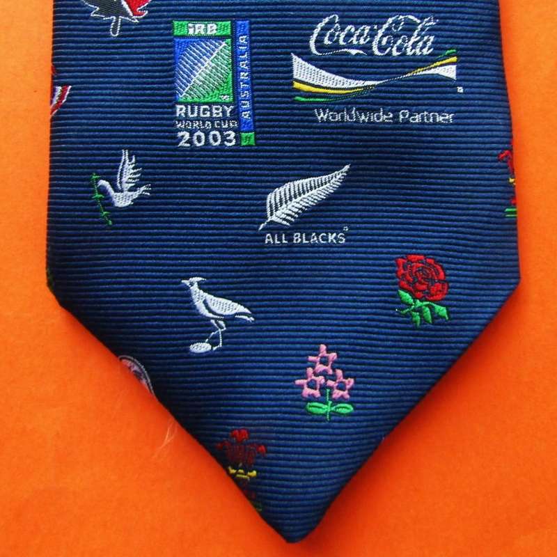 2003 Coca Cola Rugby World Cup Neck Tie
