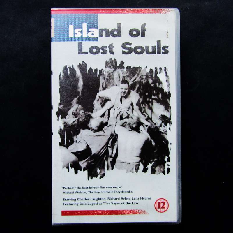 Island of Lost Souls - Horror Movie VHS Tape