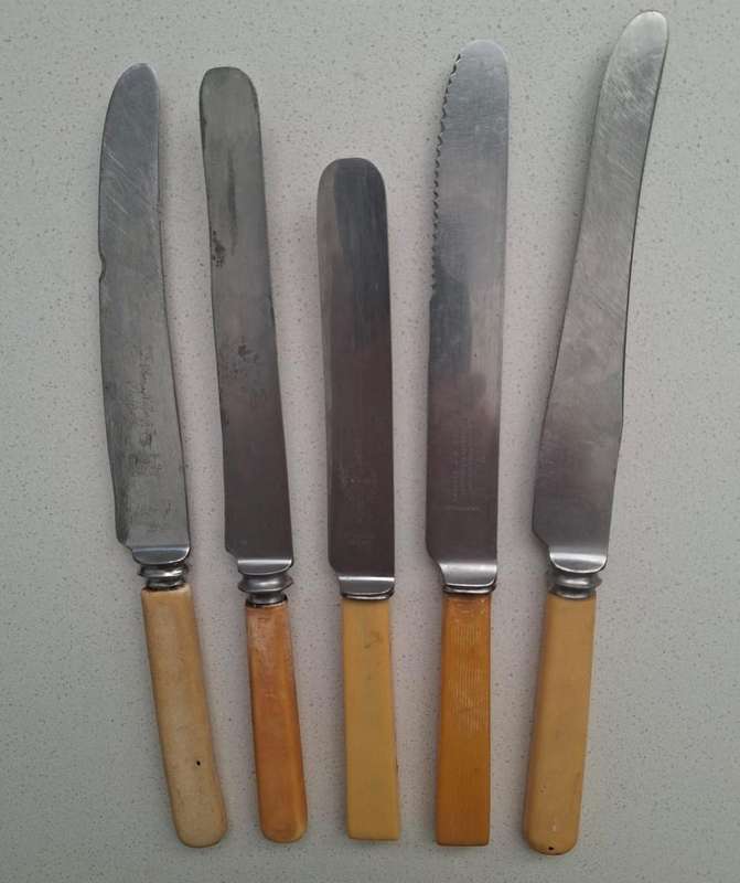 Vintage Bone Handle Knives