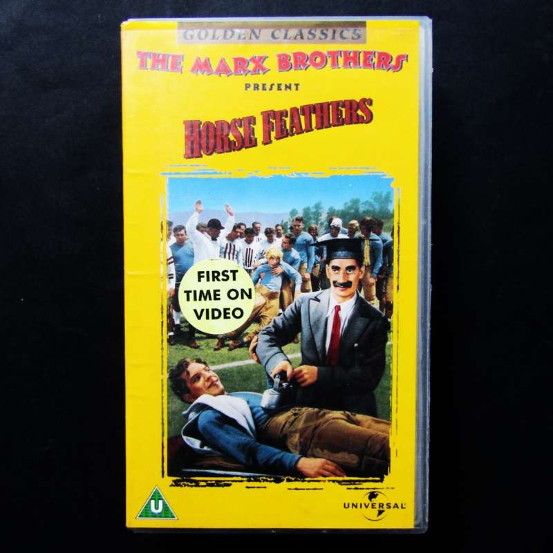 Horse Feathers - Marx Brothers - Movie VHS Tape (2000)