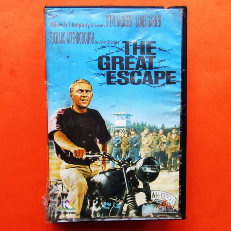 The Great Escape - Steve McQueen - Movie VHS Tape (1993)