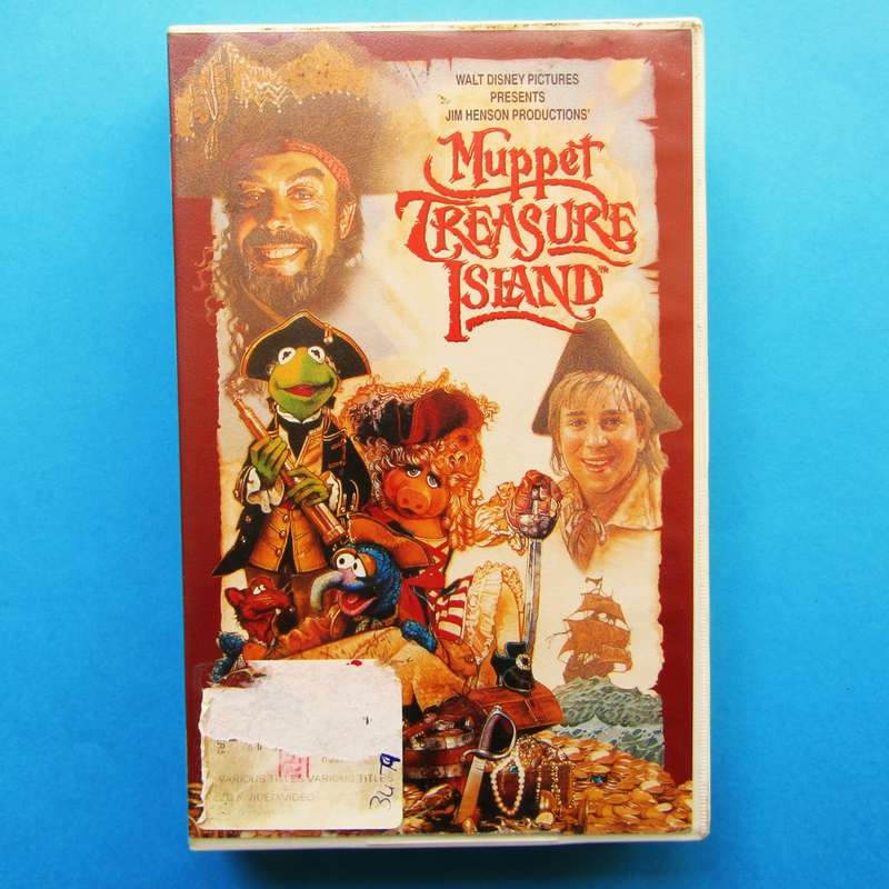 Muppet Treasure Island - Walt Disney VHS Tape (1996)