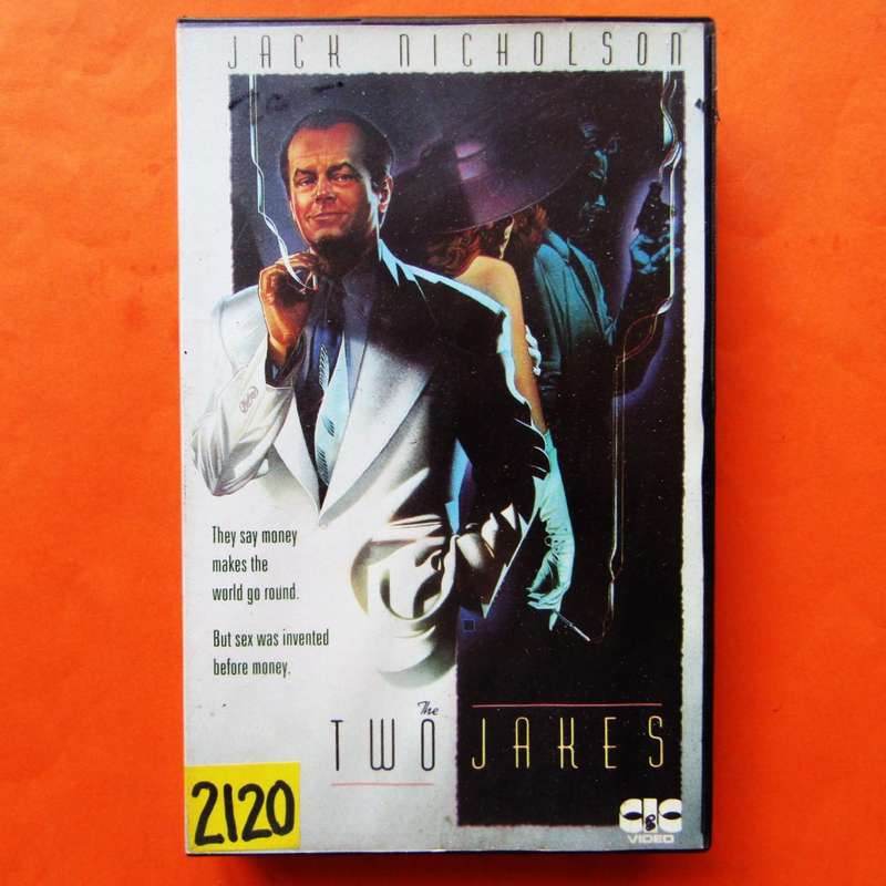 The Two Jakes - Jack Nicholson - Dark Comedy Movie VHS Tape (1990)