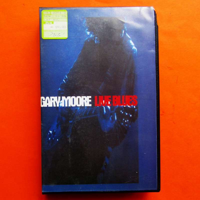 Gary Moore - Live Blues - VHS Video Tape (1993)
