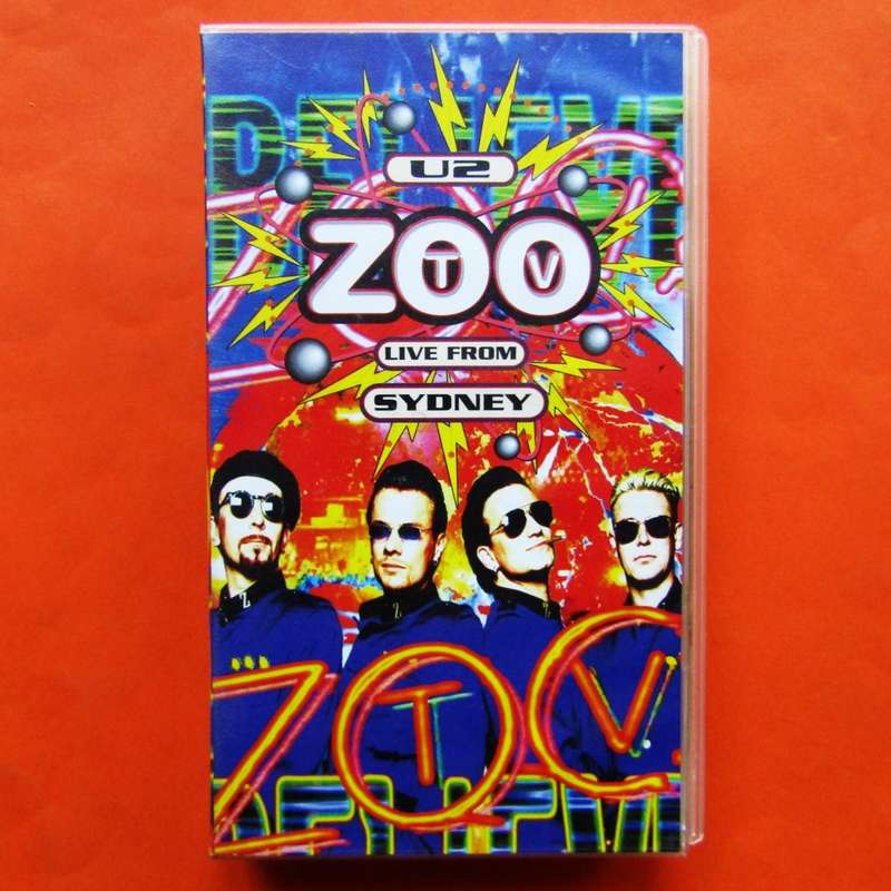 U2 - Zoo Live from Sydney - VHS Video Tape (1994)