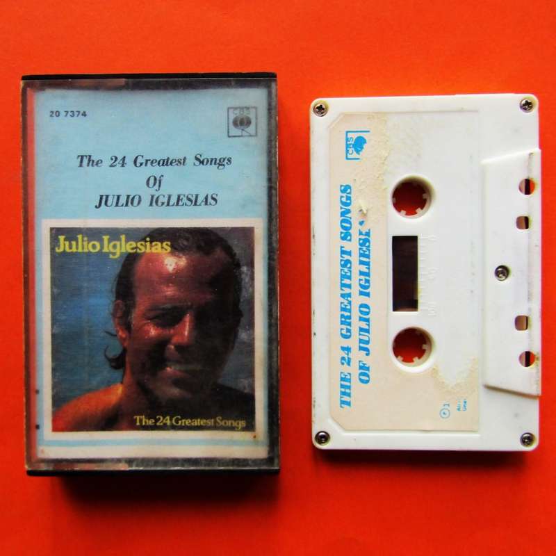 The 24 Greatest Songs of Julio Igliesias - Cassette Tape (1980)