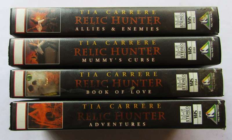 4 Relic Hunter - Tia Carrere - TV Series VHS Tapes