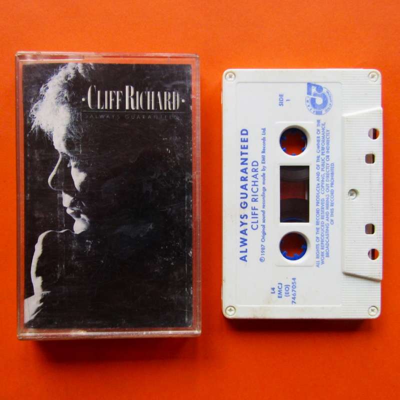 Cliff Richard - Always Guaranteed - Cassette Tape (1987)