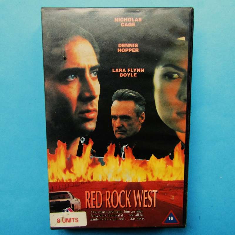 Red Rock West - Nicolas Cage - Movie VHS Tape (1992)