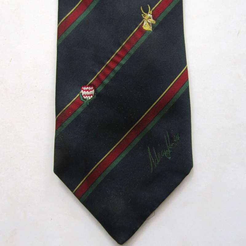 Old Adrian Kuiper Signature Cricket Neck Tie