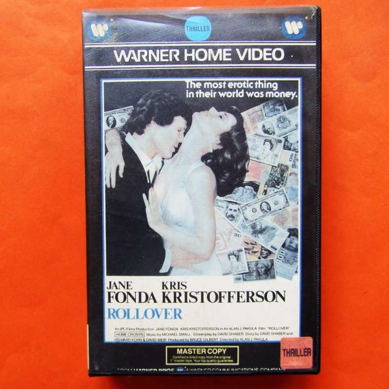 Rollover - Jane Fonda - Movie VHS Tape (1984)