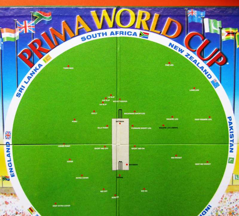 Old Prima World Cup Cricket Board Game