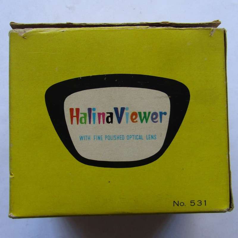 Old Halina Table Viewer with Box