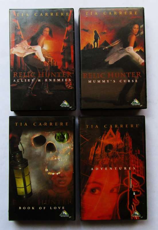 4 Relic Hunter - Tia Carrere - TV Series VHS Tapes