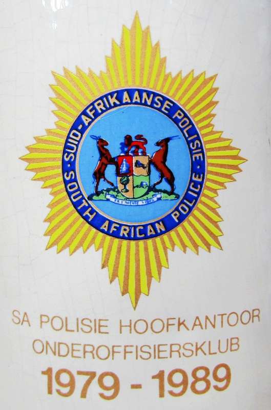 1989 SA Police Hoofkantoor Beer Mug