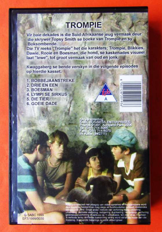 Trompie en die Boksombende - VHS Video Tape (1999)