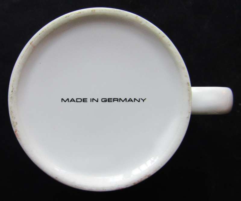 Old Made in Germany Porsche Motors Mug