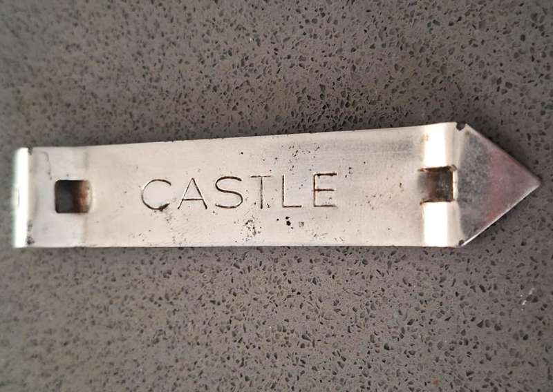 Old Castle Beer Metal Bottle Opener