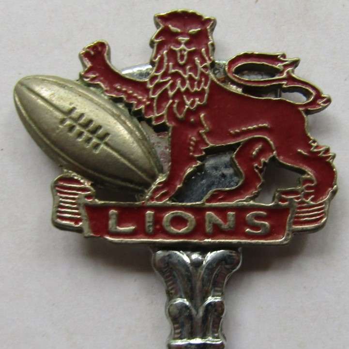 Old British Lions Rugby Crested Spoon