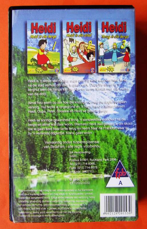 Heidi in die Berge 1 - VHS Video Tape (2002)