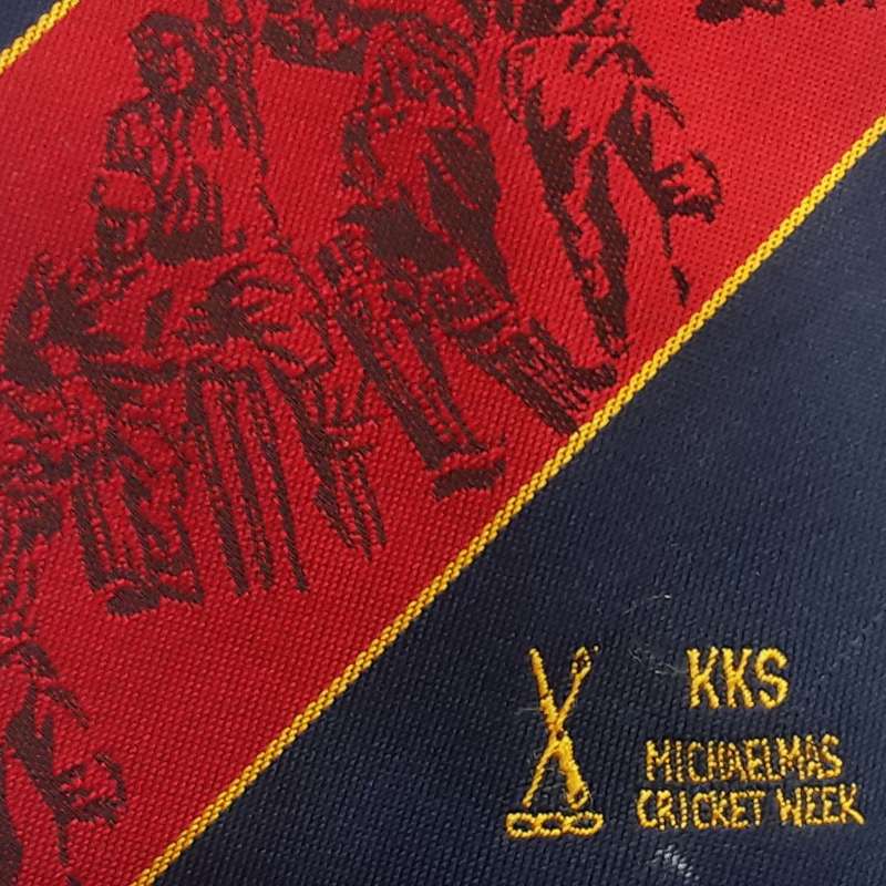 Old KKS Michaelmas Cricket Week Neck Tie