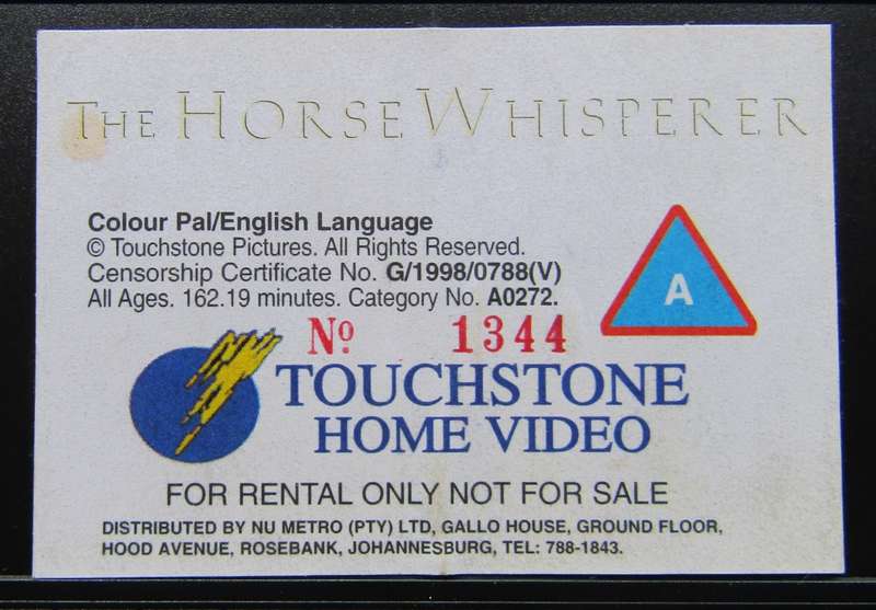 The Horse Whisperer - Robert Redford Movie VHS Tape (1998)