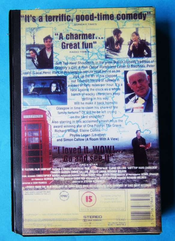 Soft Top Hard Shoulder - Movie VHS Tape