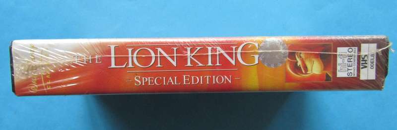 The Lion King - Special Edition - NEW Sealed Disney VHS Tape (2003)