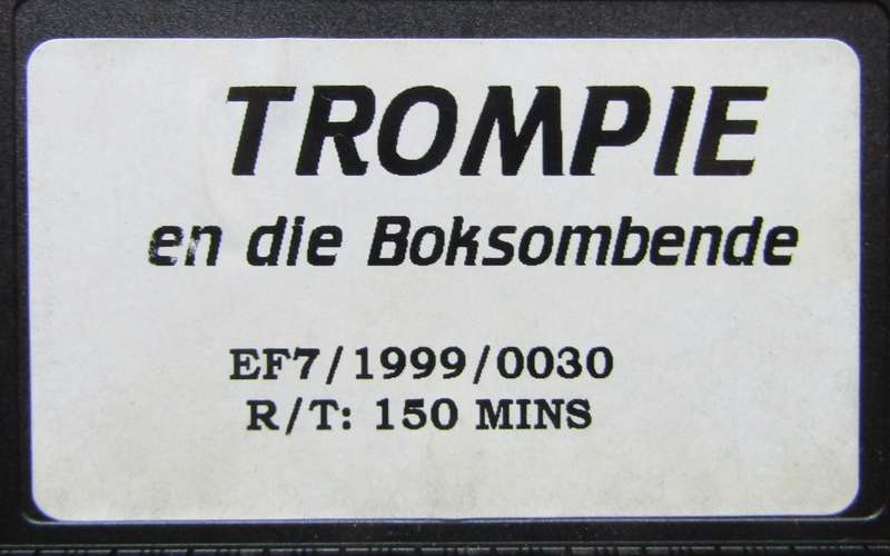 Trompie en die Boksombende - VHS Video Tape (1999)
