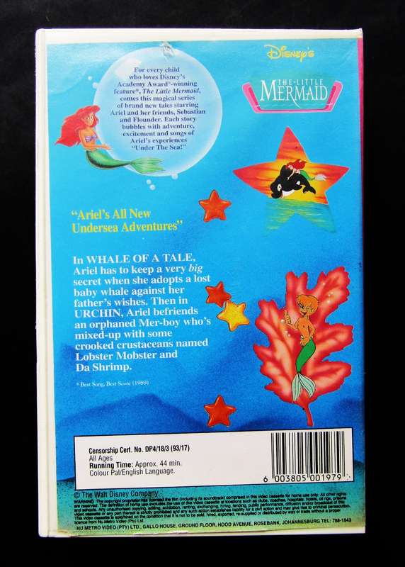 The Little Mermaid - Volume 1 - Walt Disney VHS Tape (1993)