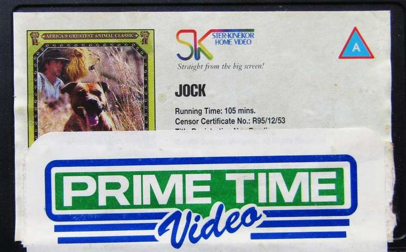 Jock of the Bushveld - Movie VHS Tape (1996)