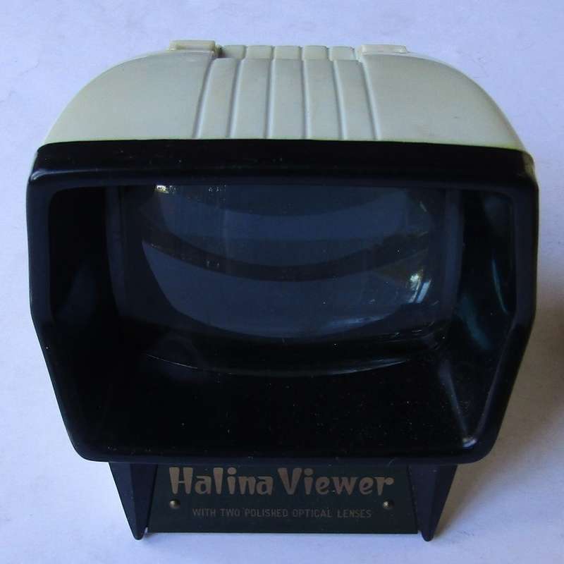 Old Halina Table Viewer with Box