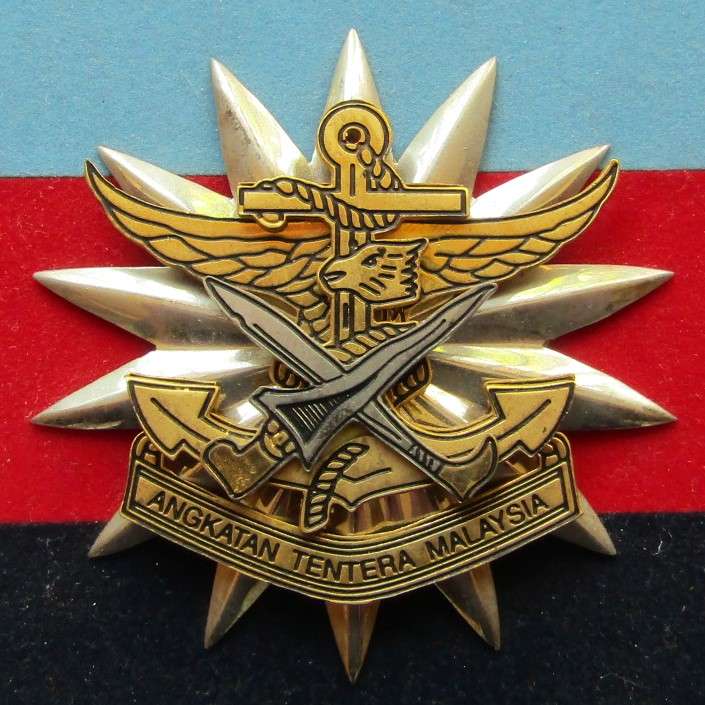 Old Malaysian Armed Forces Plaque
