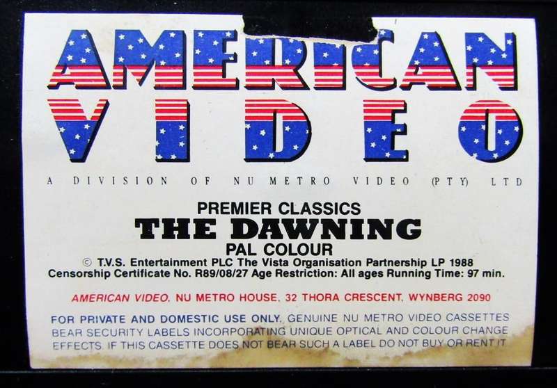 The Dawning - Anthony Hopkins - Movie VHS Tape (1988)